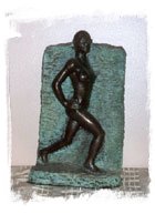 01 - African Woman Running - Click for larger image